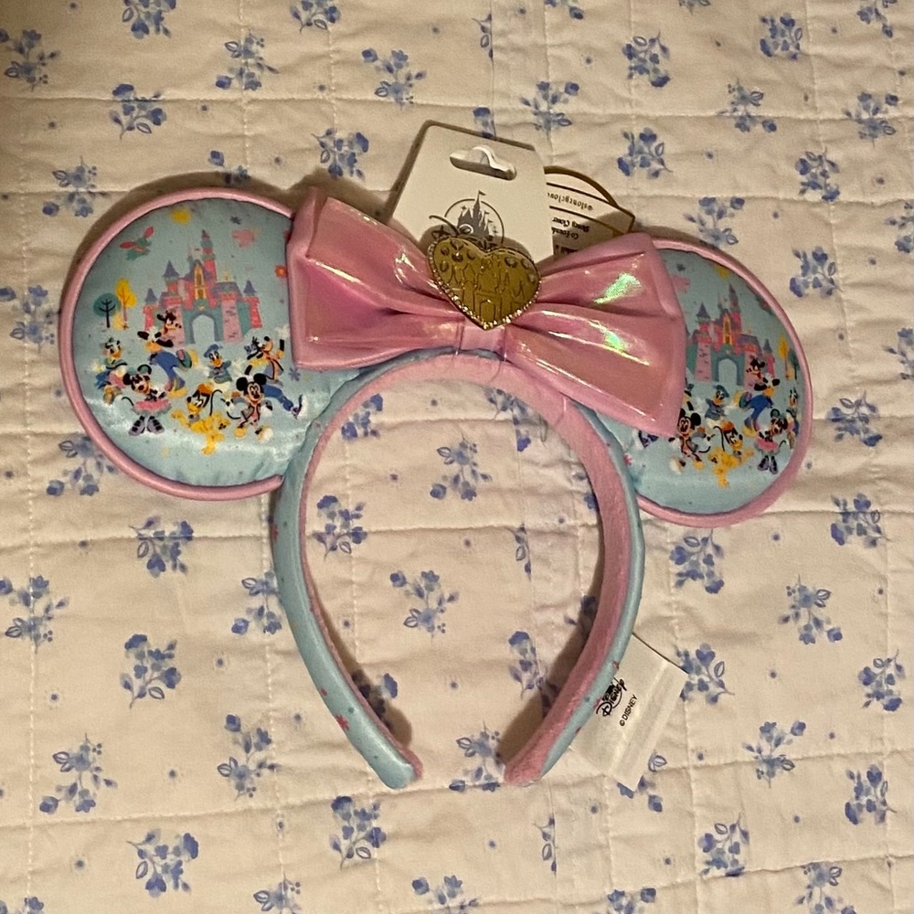 Stoney Clover Lane Disneyland 70th Anniversary Ears NEW